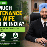 Lawyer explaining maintenance for wife in India – 2026 legal guide on alimony and court calculation