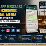 WhatsApp messages as evidence in divorce cases in India under Section 63 BSA law