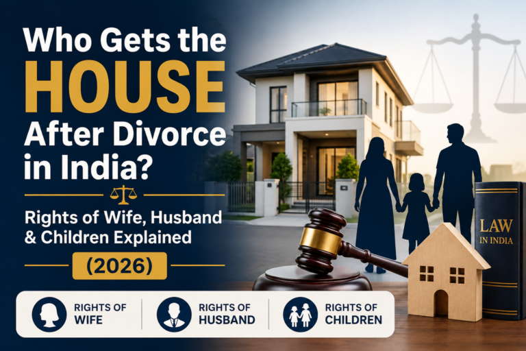 Who Gets the House After Divorce in India? Rights of Wife, Husband & Children Explained (2026)