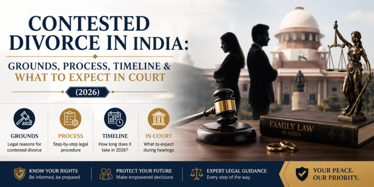 Contested Divorce in India: Grounds, Process, Timeline & What to Expect in Court (2026)