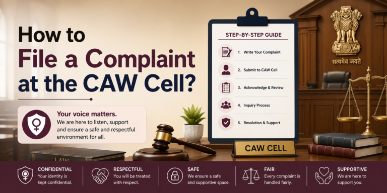 How to File a Complaint at the CAW Cell?