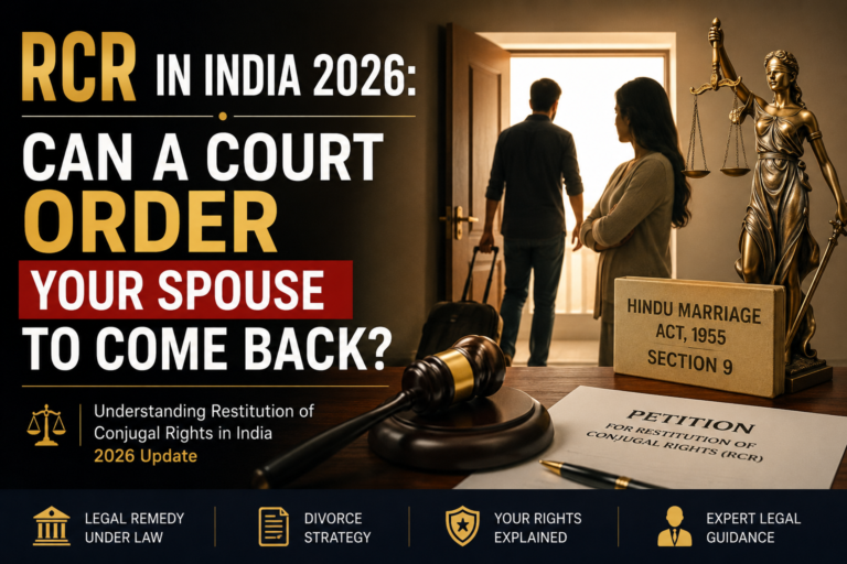 Can a Court Force Your Spouse to Come Back? Restitution of Conjugal Rights in India — The Complete 2026 Guide