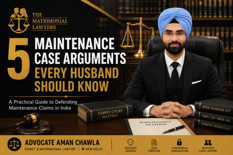 How to Argue a Maintenance Case from the Husband’s Side: 5 Scenarios, Practical Strategy