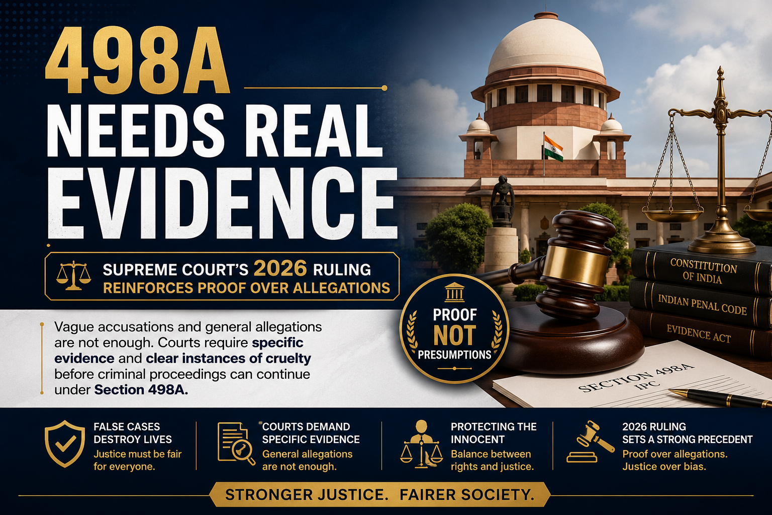 Legal awareness banner featuring the Allahabad High Court building, a judge's gavel, scales of justice, legal books, and a document stamped "INVALID." The banner highlights a 2026 Allahabad High Court ruling that Lok Adalat does not have jurisdiction to grant divorce decrees.