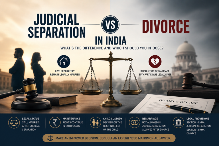 Judicial Separation vs Divorce in India: What’s the Difference and Which Should You Choose?