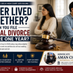 Couple living separately before cohabitation discussing whether they can file mutual divorce before one year under the Hindu Marriage Act, explained by Advocate Aman Chawla.