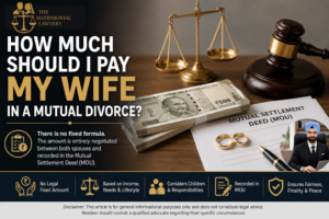 How much should I pay my wife in a mutual divorce in India