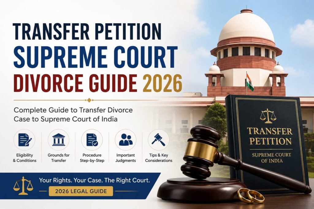 Transfer Petition in Supreme Court of India for divorce and matrimonial cases – Complete Legal Guide 2026 by Adv. Aman Chawla.