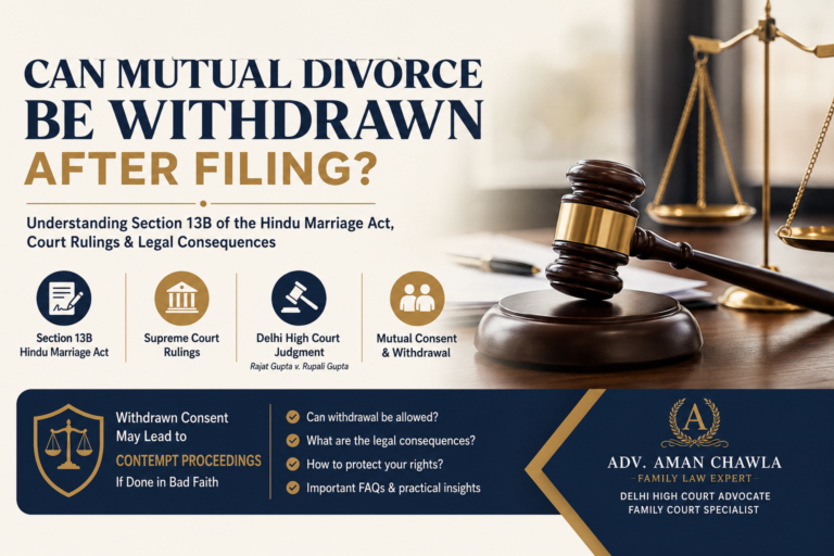 Can Mutual Divorce Be Withdrawn After Filing?