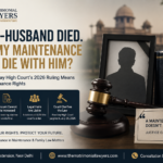 Maintenance after ex husband's death under Section 25 HMA
