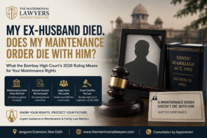 Maintenance after ex husband's death under Section 25 HMA