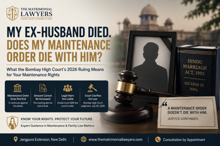 My Ex-Husband Died. Does My Maintenance Order Die With Him?