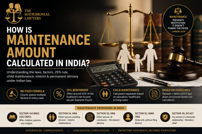 How Is Maintenance Amount Calculated in India?