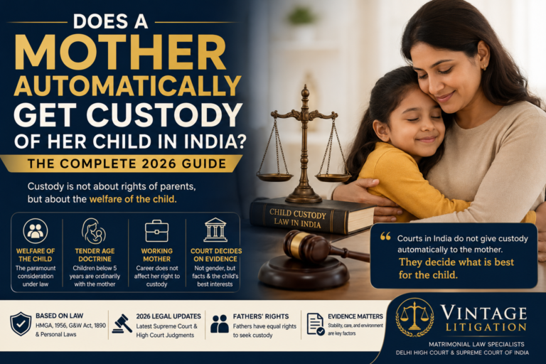 Does a Mother Automatically Get Custody of Her Child in India?
