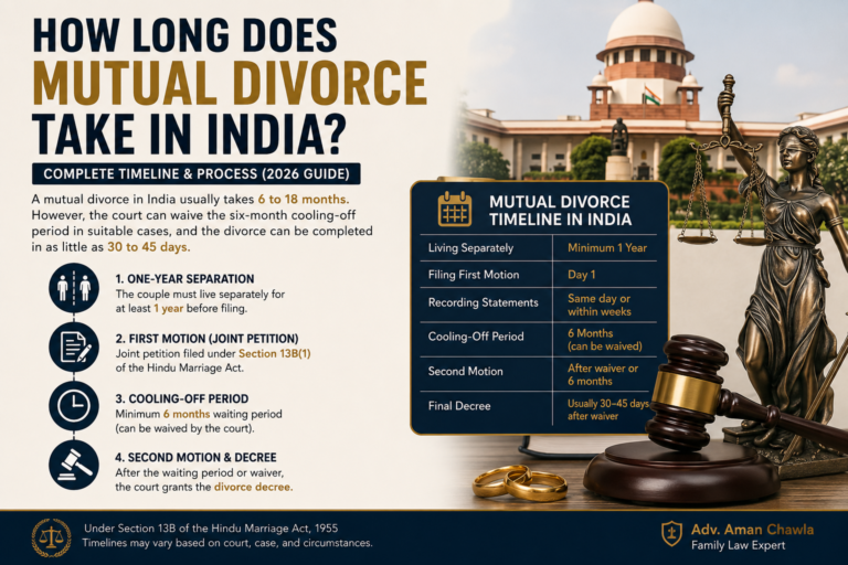 How Long Does Mutual Divorce Take in India?