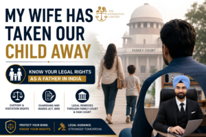 Father seeking legal custody after wife takes child away in India