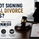 Wife not signing mutual divorce papers in India