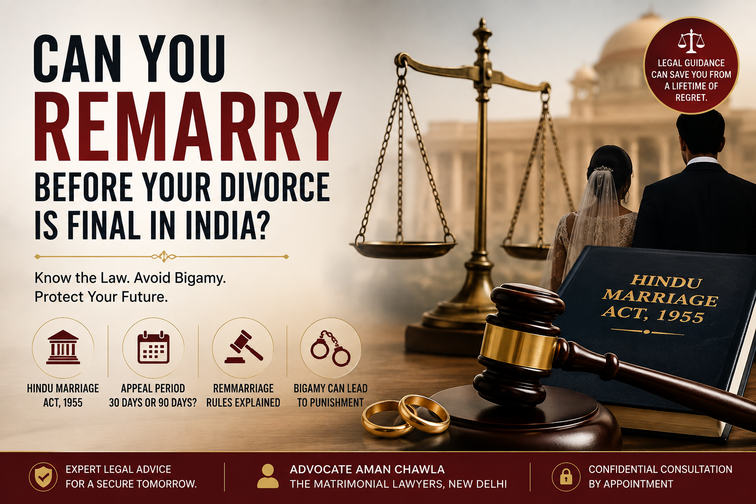 Can you remarry before divorce is final in India