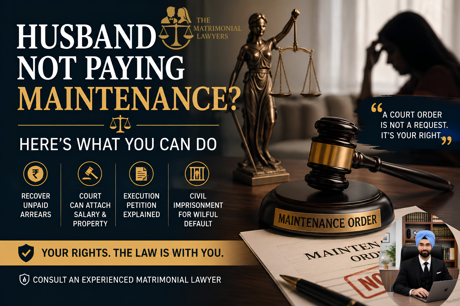 Husband Not Paying Maintenance in India | Legal Recovery Process