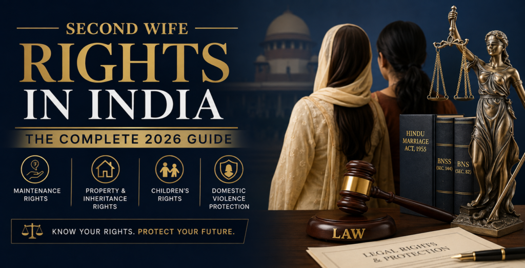 Second wife rights in India under maintenance, property and family law