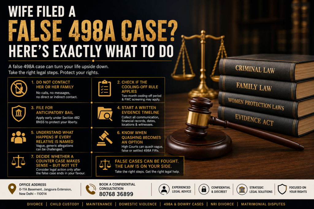 What to do if your wife filed a false 498A case in India