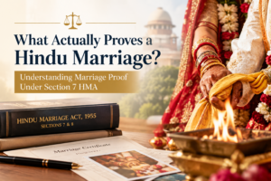 Proof of Hindu marriage under Section 7 Hindu Marriage Act