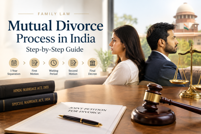 Mutual divorce process India step-by-step guide