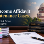 False income affidavit in maintenance cases