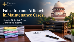 False income affidavit in maintenance cases