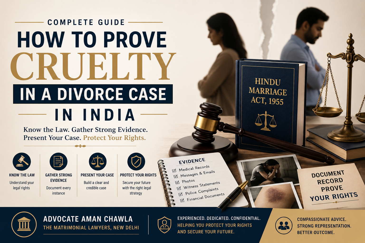 How to Prove Cruelty in Divorce Case in India