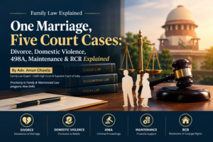 One Marriage, Five Court Cases: Divorce, Domestic Violence, 498A, Maintenance and RCR Explained
