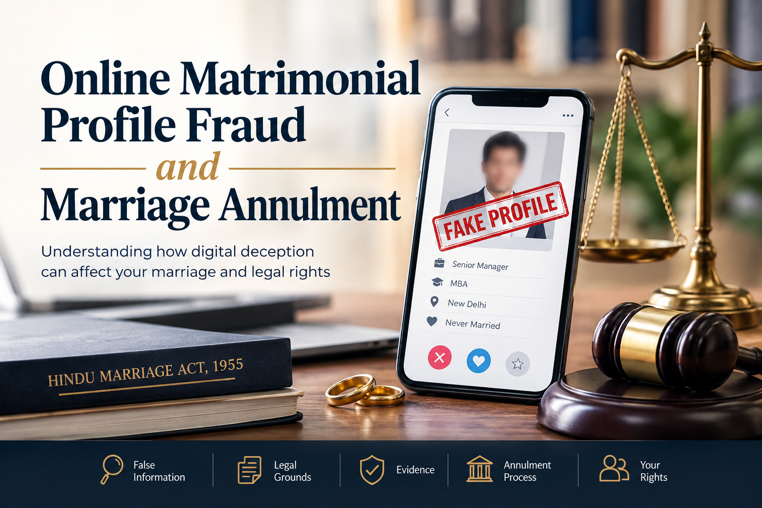 Online matrimonial profile fraud and marriage annulment in India