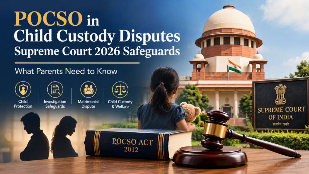 POCSO in Child Custody Disputes: What the Supreme Court’s 2026 Safeguards Mean for Parents