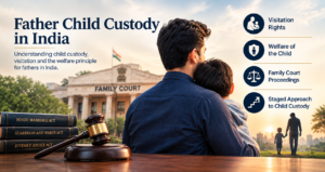 Father child custody in India and visitation rights under family law