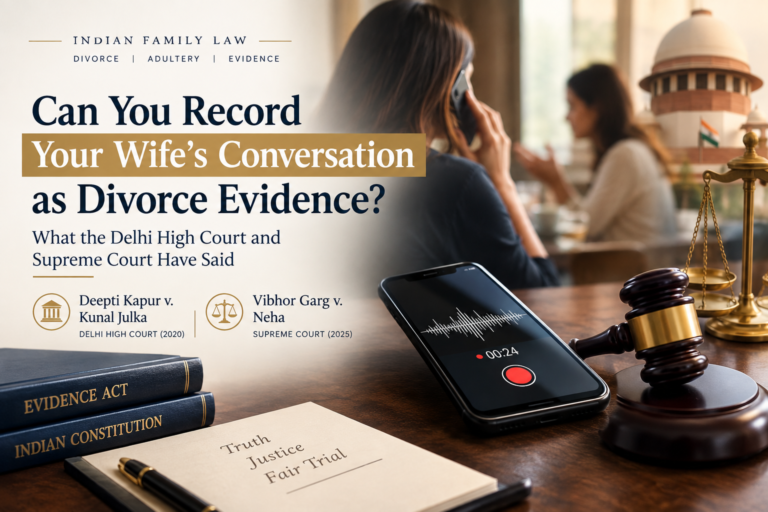 Can I Record My Wife’s Conversation to Prove Adultery? Yes, Here’s the Verified Case Law