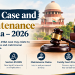 498A case and maintenance in India under Section 85 BNS