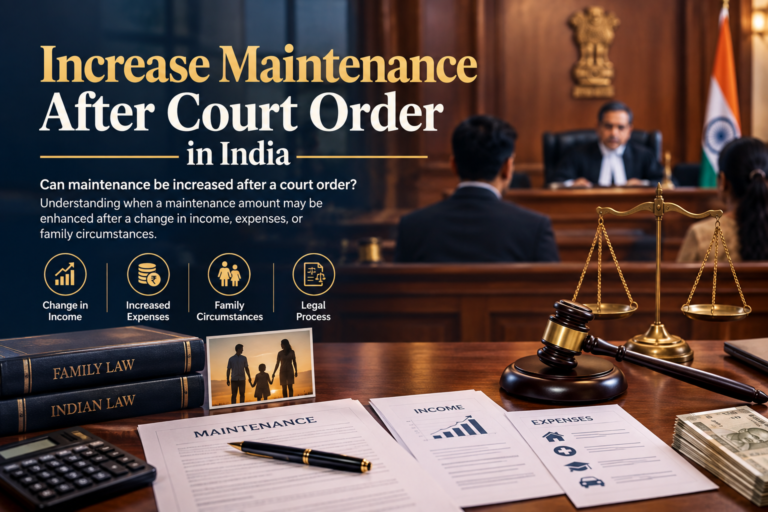 Can Maintenance Be Increased After a Court Order? What Happens When Income, Expenses or Family Circumstances Change?