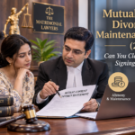Mutual Consent Divorce and Maintenance in India 2026