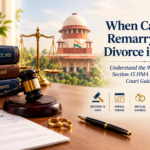 After divorce when can I remarry in India under Section 15 HMA