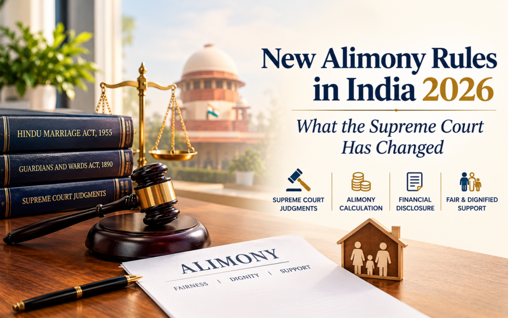 New Alimony Rules in India 2026: What the Supreme Court Has Changed
