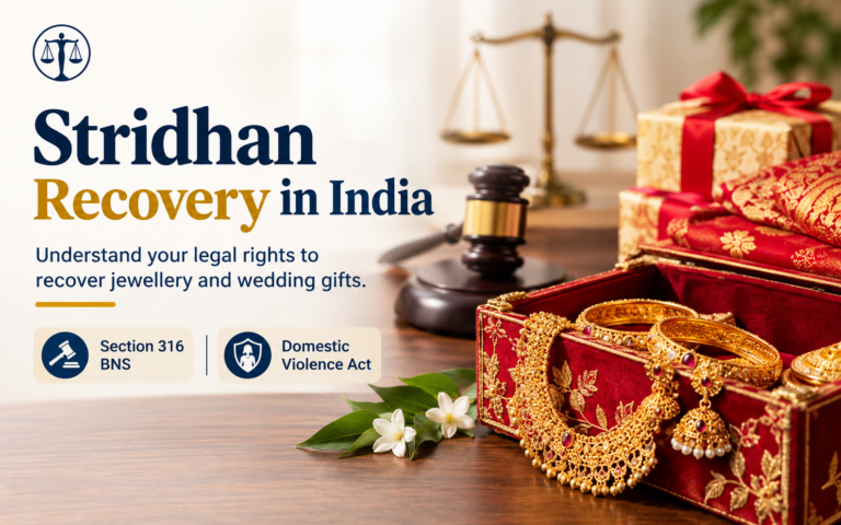 Stridhan recovery in India – woman's jewellery and wedding gifts